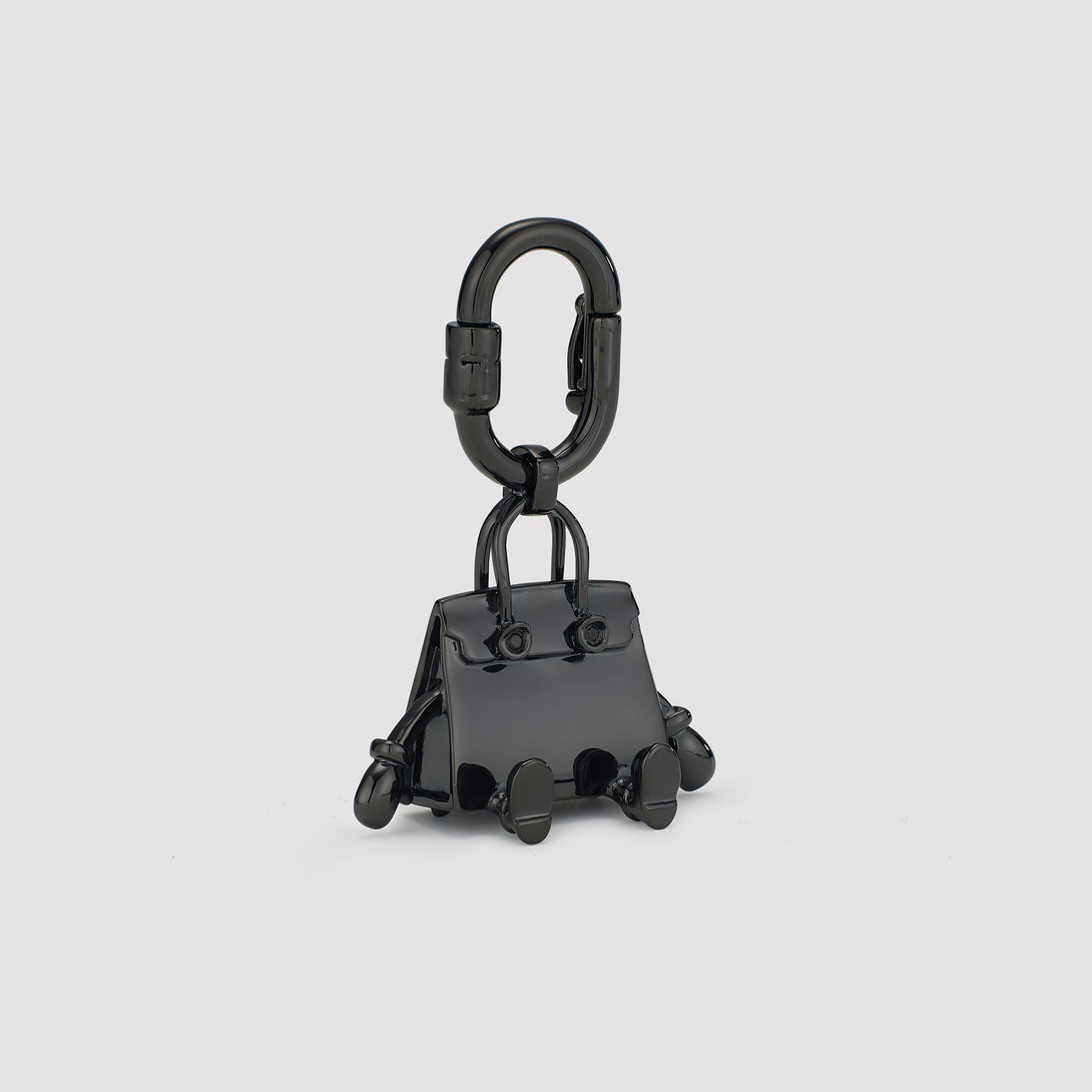 Birkin Bag Charm in so black color