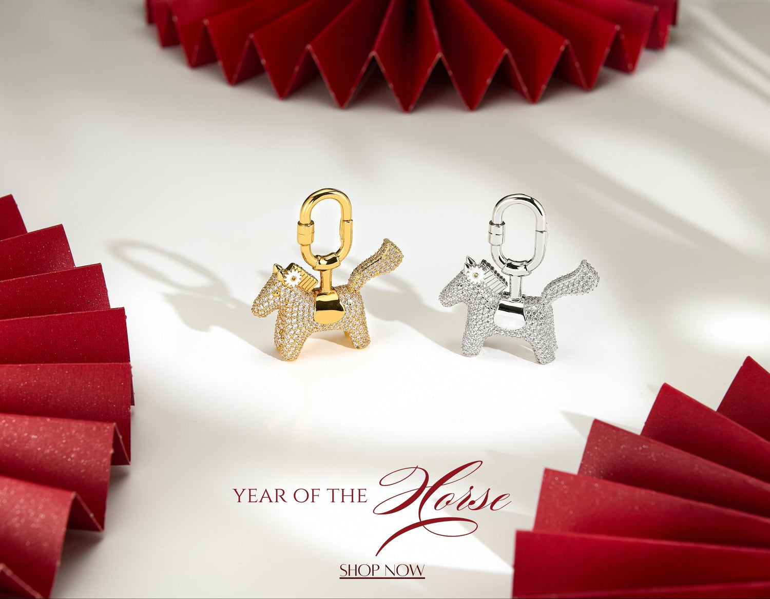 2026 year of the horse cover pony bag charm