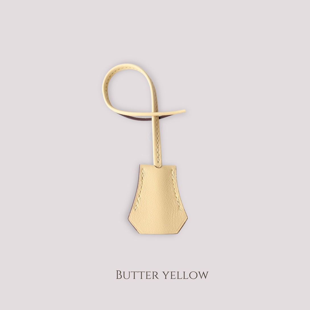 Butter Yellow Clochette Charmante Pet Portrait Bag Charm