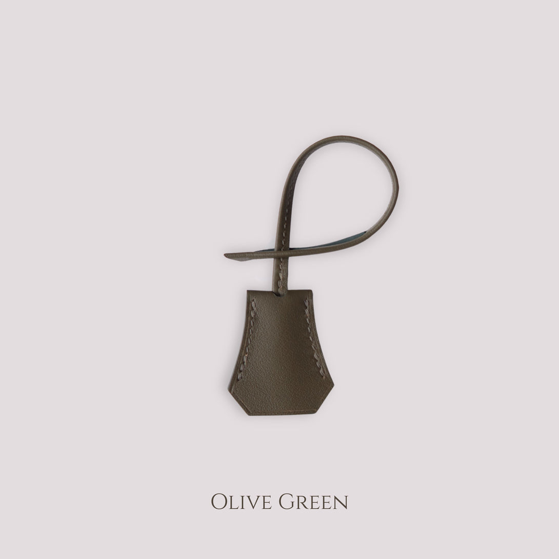 Olive Green Clochette Charmante Pet Portrait Bag Charm