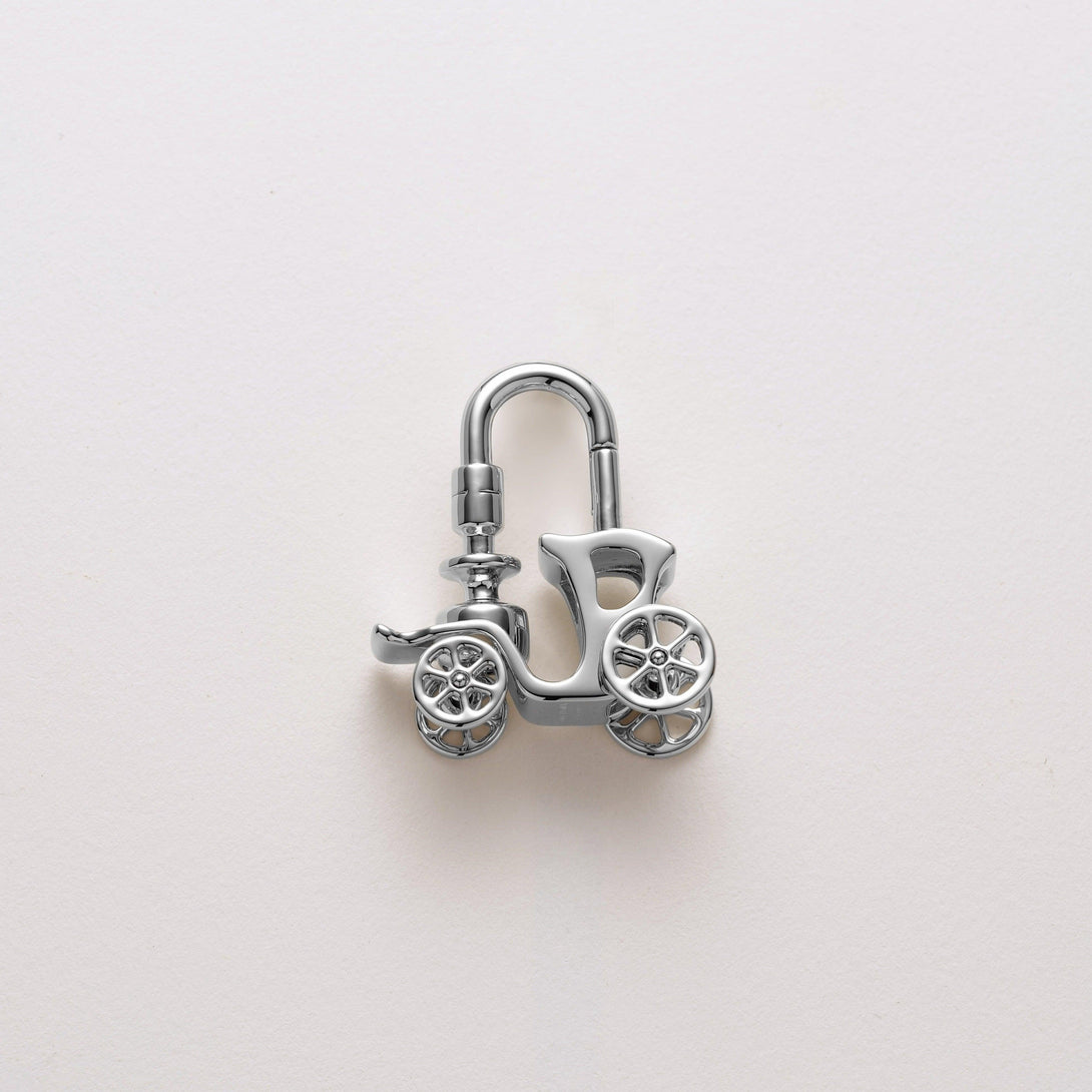 Vintage Steam Carriage Bag Charm - Charmante 
