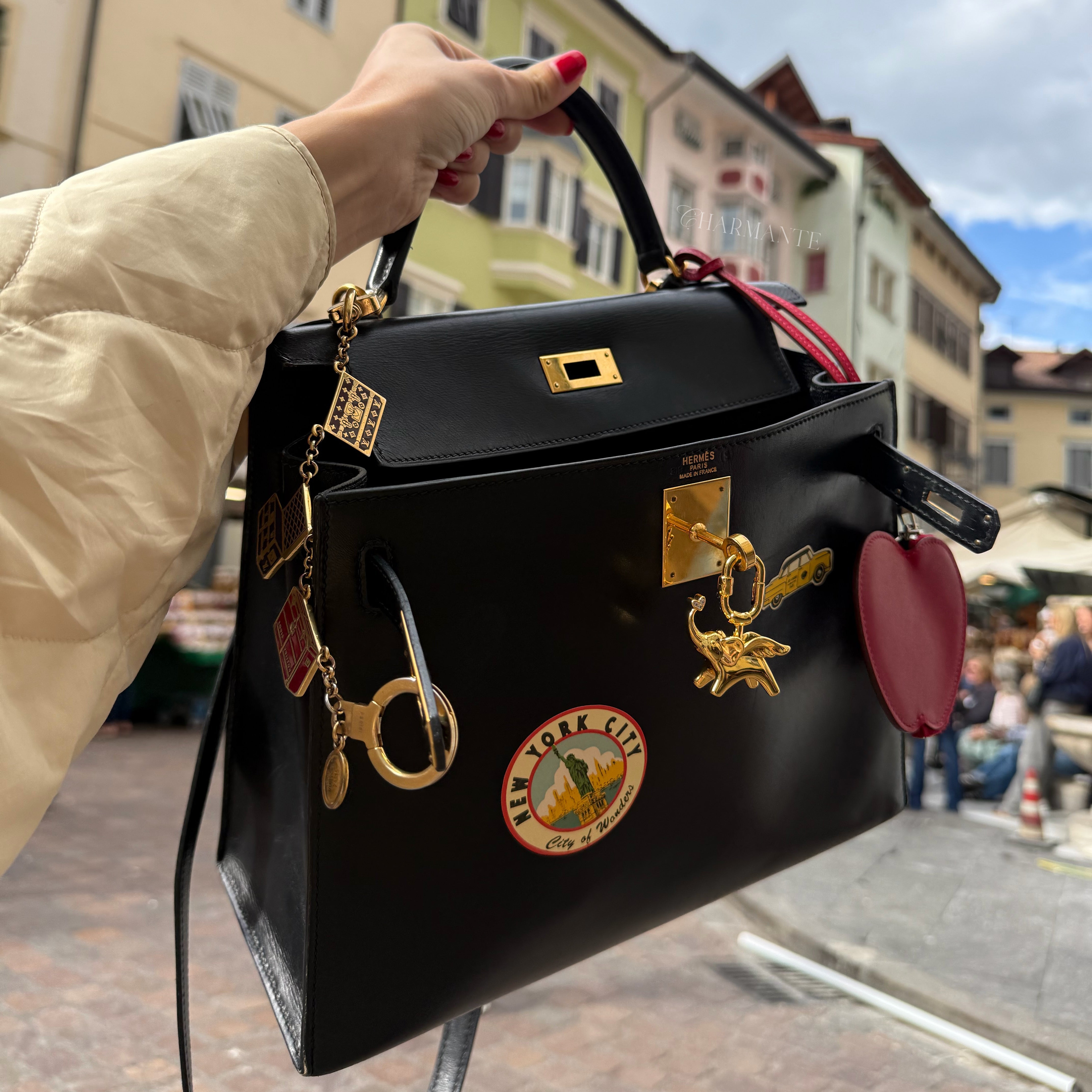 Luxury Elephant Céleste Charm - Elegant Bag Accessory by Tammy