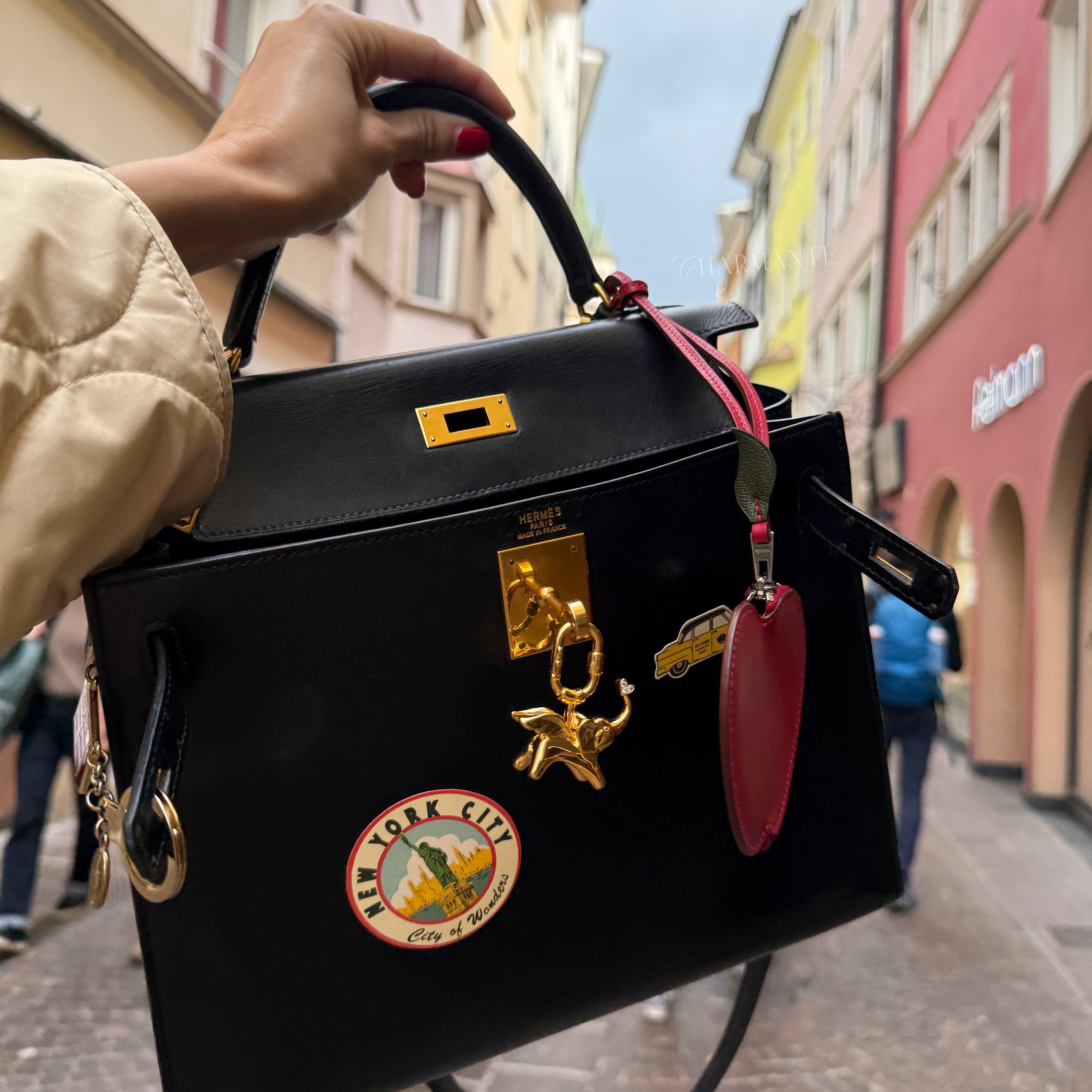 Luxury Elephant Céleste Charm - Elegant Bag Accessory by Tammy