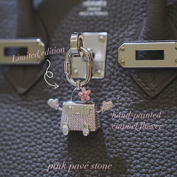 Limited Edition: Pink Pavé Baby Kelley Doll Bag Charm